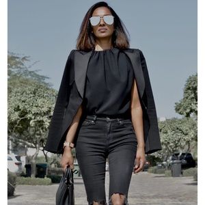 GORGEOUS ZARA NWT Shoulder Padded Top